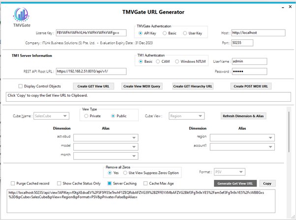 Connect TM1 and Power BI