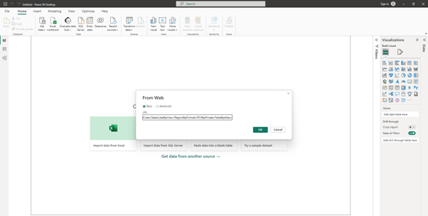 Import TM1 Data to Power BI